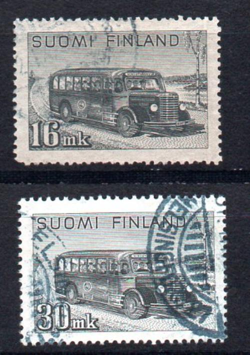 芬兰 年份 1946 米歇尔编号 315/16 (o)